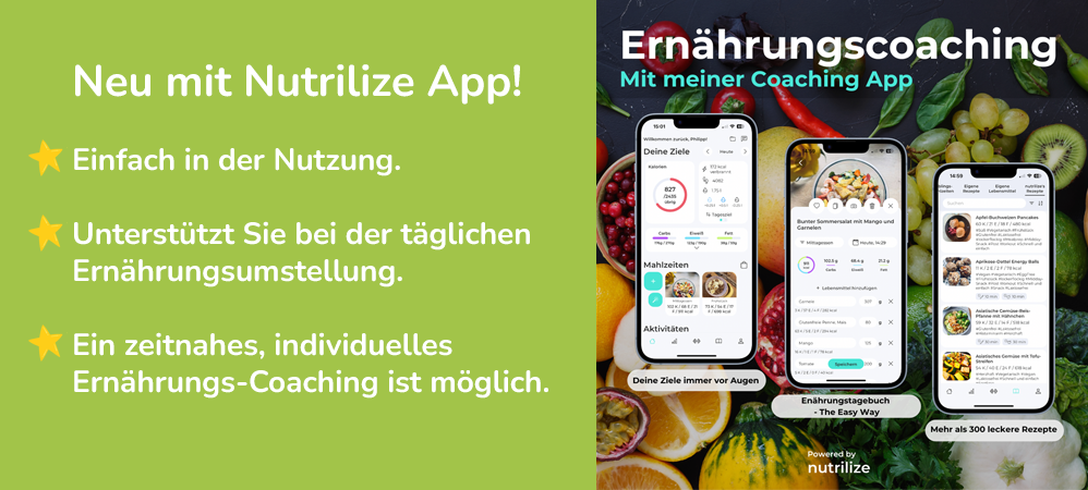 Ernährungsberatung mit Nutrilize App